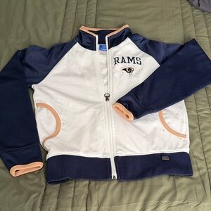 Rams small blue & White Full-Zip jacket